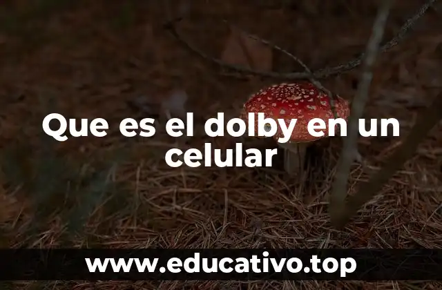 Que es el dolby en un celular