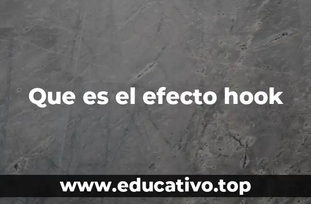 Que es el efecto hook