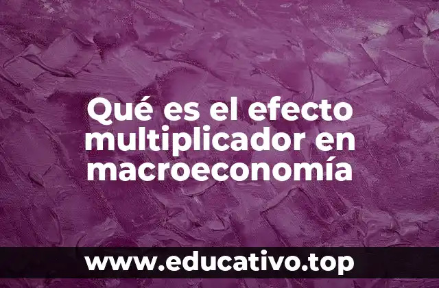 Qué es el efecto multiplicador en macroeconomía