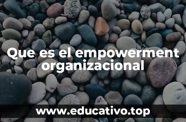 Que es el empowerment organizacional