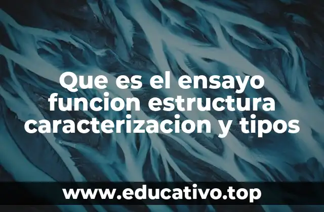 Características que distinguen al ensayo de otros géneros literarios