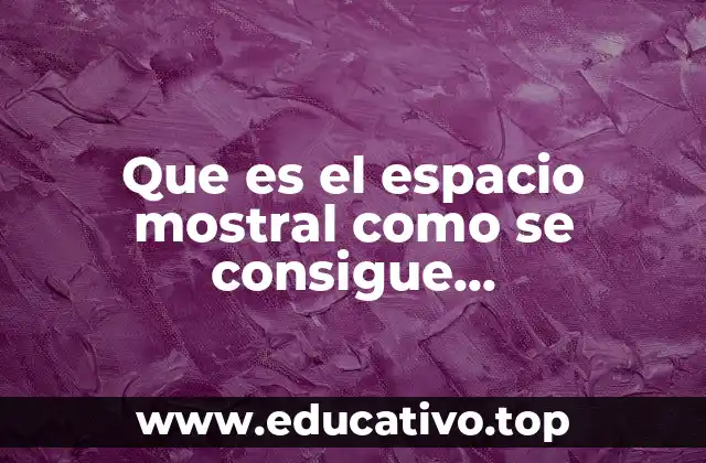 Que es el espacio mostral como se consigue estadisticamente representativa