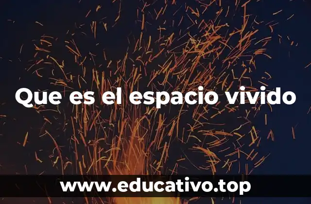 Que es el espacio vivido