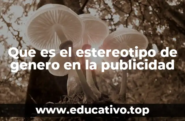 Que es el estereotipo de genero en la publicidad