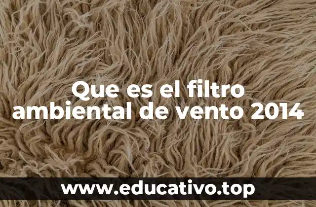 Componentes del sistema de aire en el Vento 2014