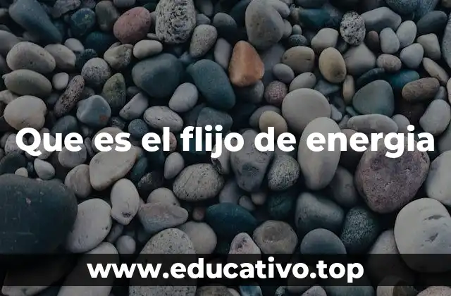 Que es el flijo de energia