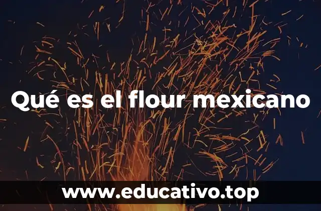 Qué es el flour mexicano