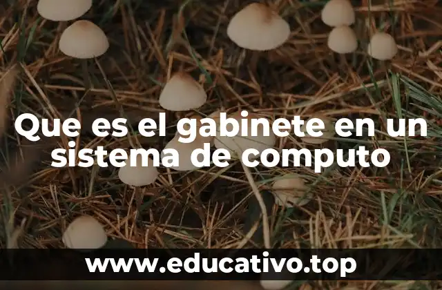 Que es el gabinete en un sistema de computo