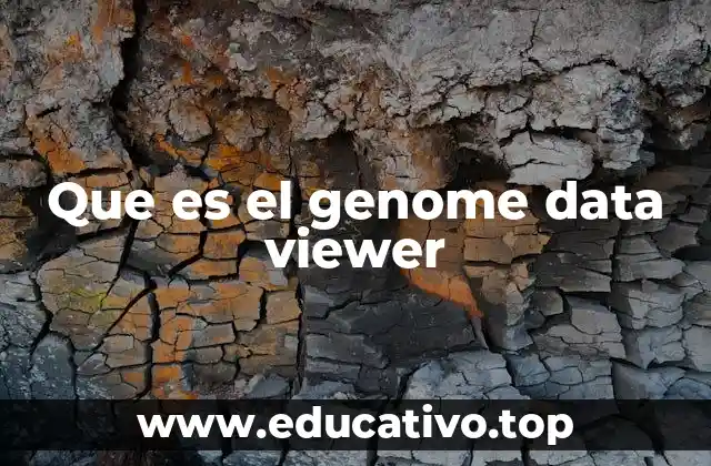Que es el genome data viewer