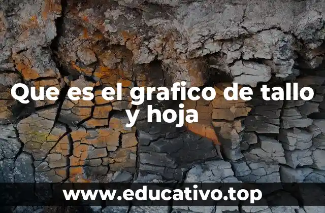 Que es el grafico de tallo y hoja