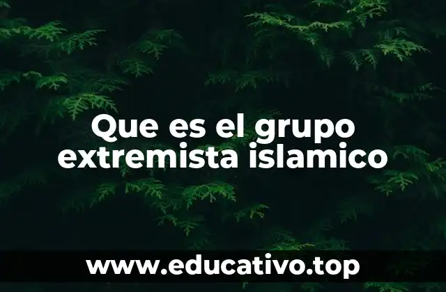 Que es el grupo extremista islamico