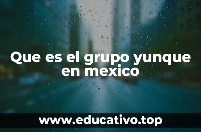 Que es el grupo yunque en mexico