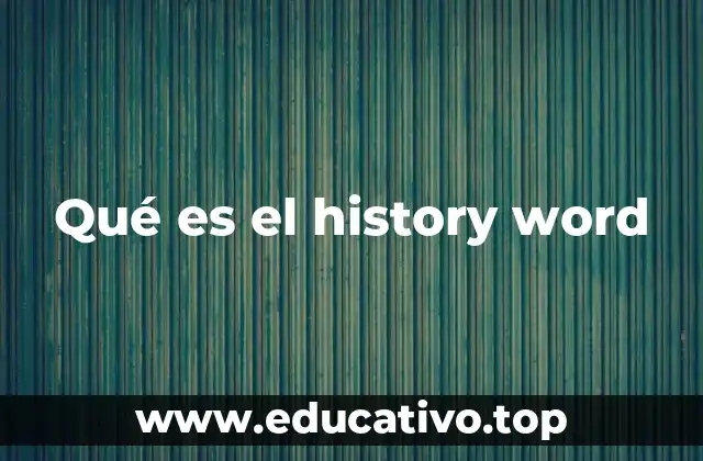 La importancia de organizar la historia mediante palabras clave