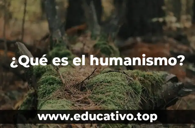 ¿Qué es el humanismo?