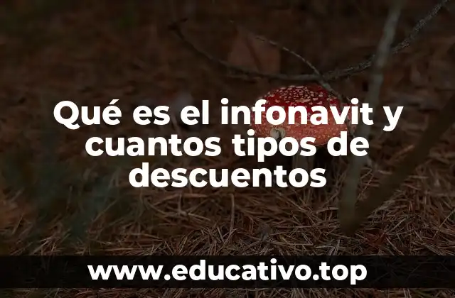 Qué es el infonavit y cuantos tipos de descuentos