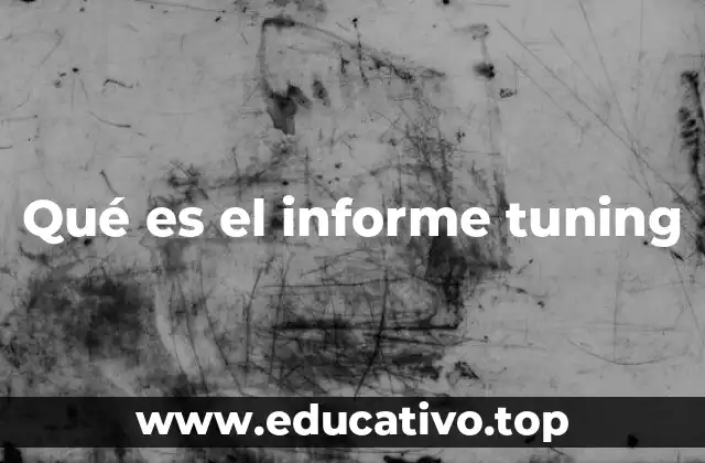 El papel del informe tuning en la optimización del motor