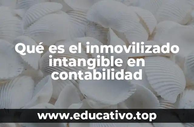 Qué es el inmovilizado intangible en contabilidad