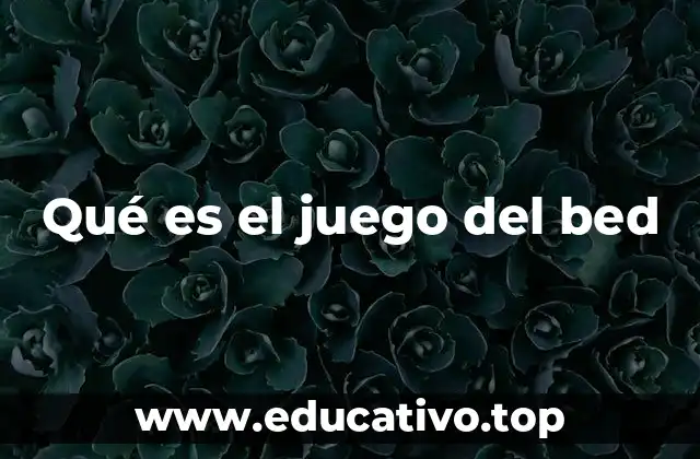 Qué es el juego del bed