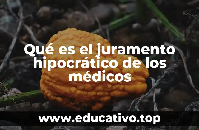 Qué es el juramento hipocrático de los médicos