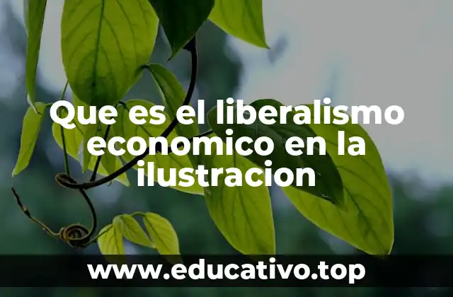 Que es el liberalismo economico en la ilustracion