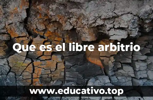 Que es el libre arbitrio