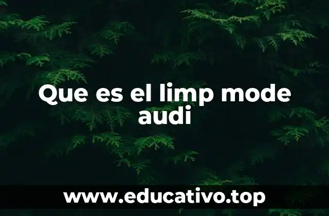 Que es el limp mode audi