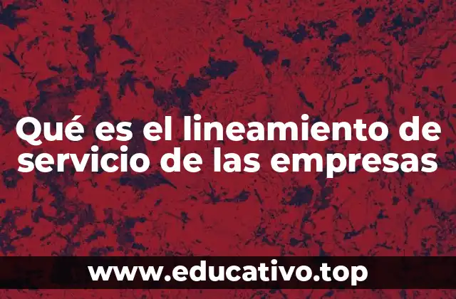 La importancia de los lineamientos en la gestión de servicios