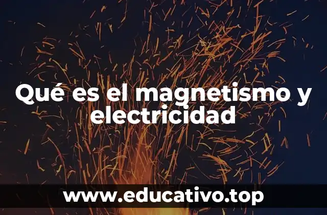 Qué es el magnetismo y electricidad