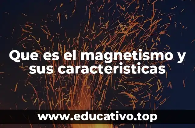 Que es el magnetismo y sus caracteristicas
