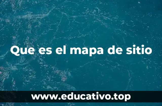 Que es el mapa de sitio