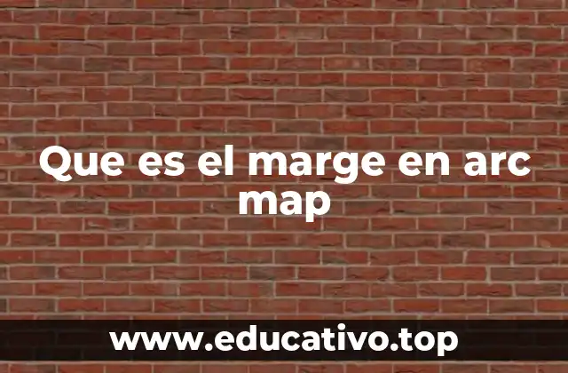 Que es el marge en arc map