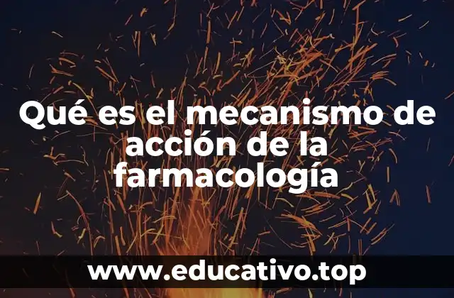 Qué es el mecanismo de acción de la farmacología
