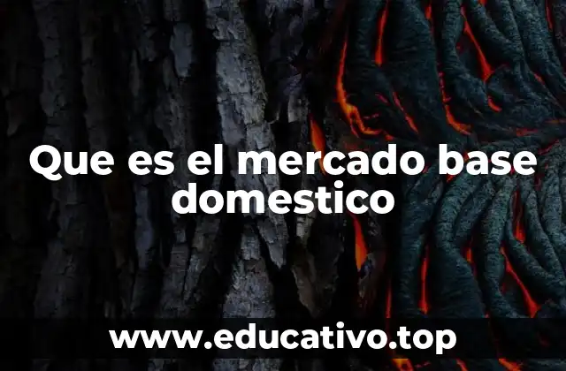 Que es el mercado base domestico