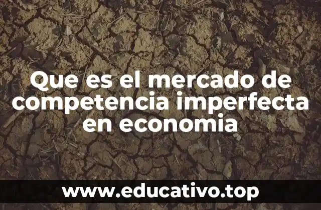 Que es el mercado de competencia imperfecta en economia