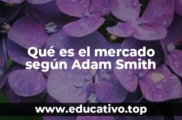 Qué es el mercado según Adam Smith