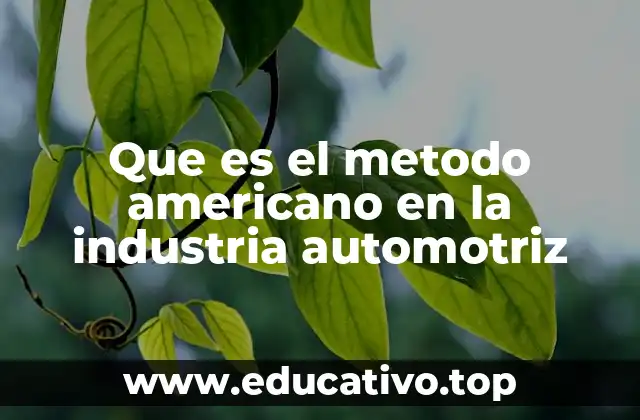 La evolución de la producción automotriz en EE.UU.