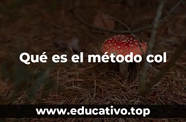 Qué es el método col