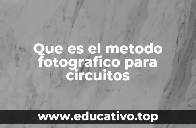 Cómo funciona el proceso fotográfico en la fabricación de circuitos