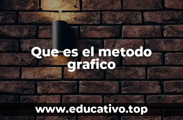 Que es el metodo grafico