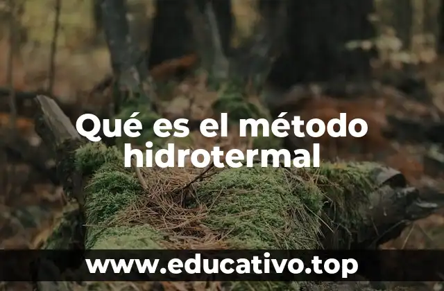 El papel del agua en el proceso hidrotermal