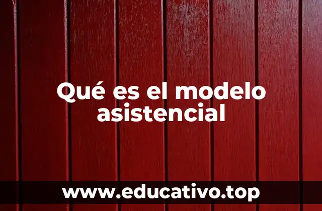 Qué es el modelo asistencial