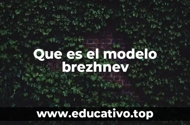 Que es el modelo brezhnev