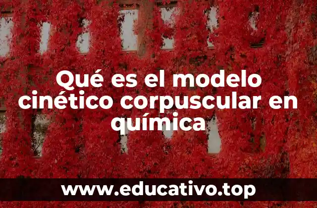 La base teórica del modelo cinético corpuscular