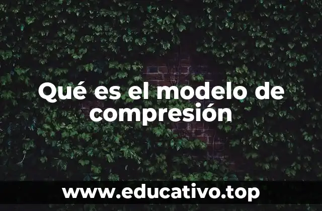 Qué es el modelo de compresión