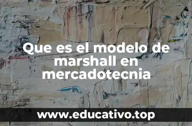 Que es el modelo de marshall en mercadotecnia
