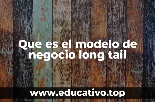 Que es el modelo de negocio long tail