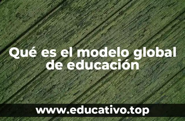 Qué es el modelo global de educación