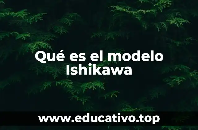 Qué es el modelo Ishikawa