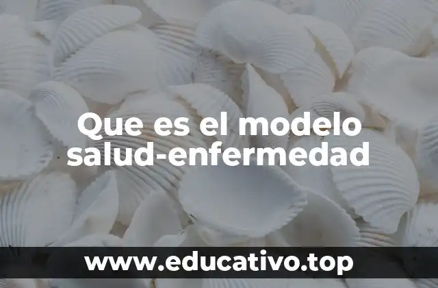 Que es el modelo salud-enfermedad