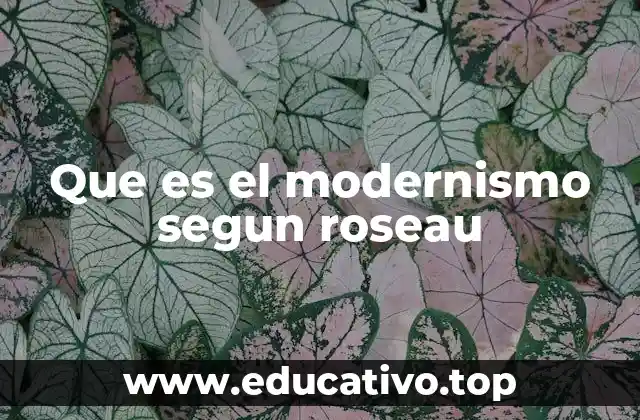 Que es el modernismo segun roseau